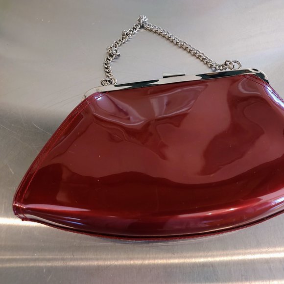 Beijo ruby purse, clutch w/ extra shoulder strap, 10 3/4 by 6 ", lovely! - Picture 6 of 16